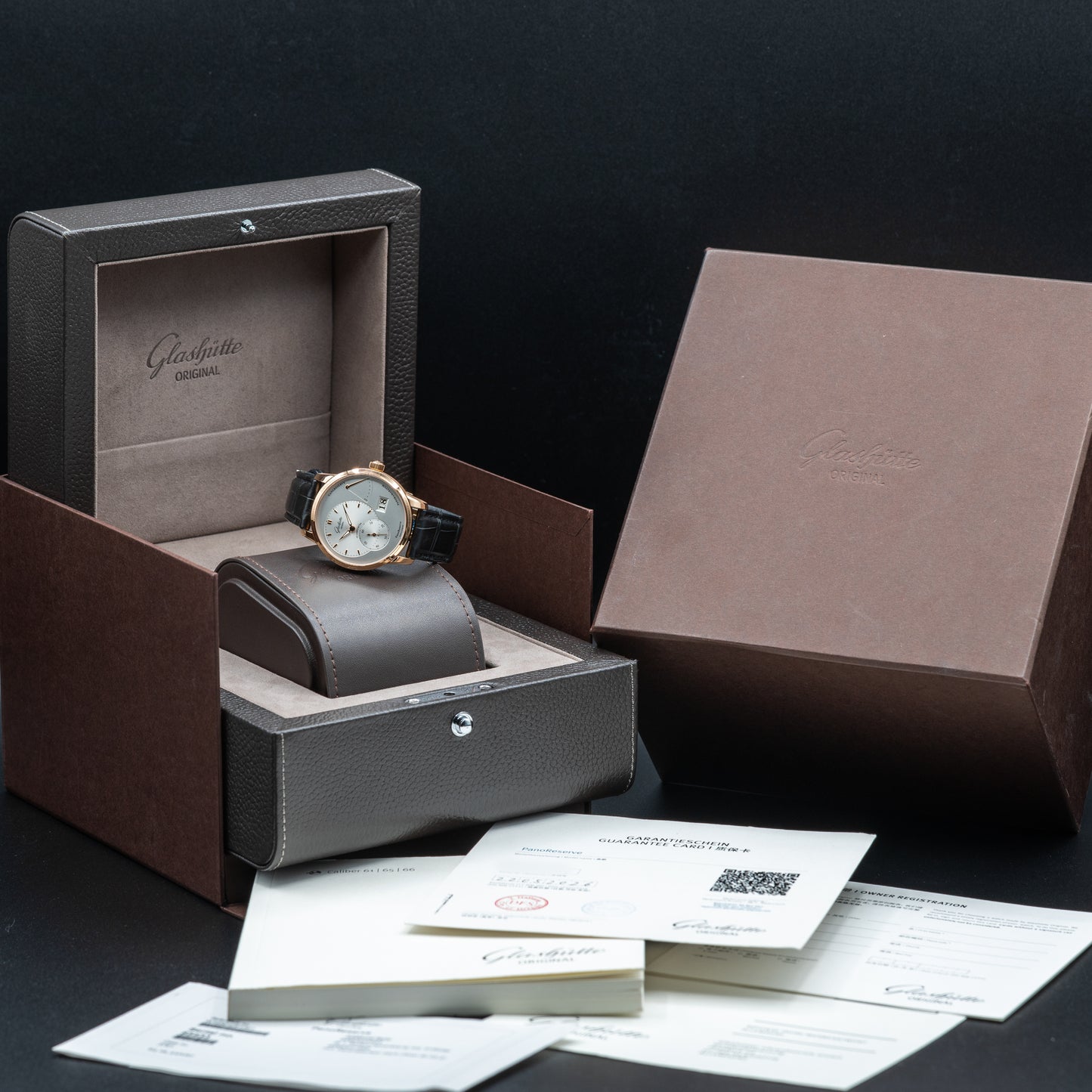 Glashütte Original PanoReserve — Red Gold | Silver Dial | Ref. 1-65-01-25-15-61 | 2026