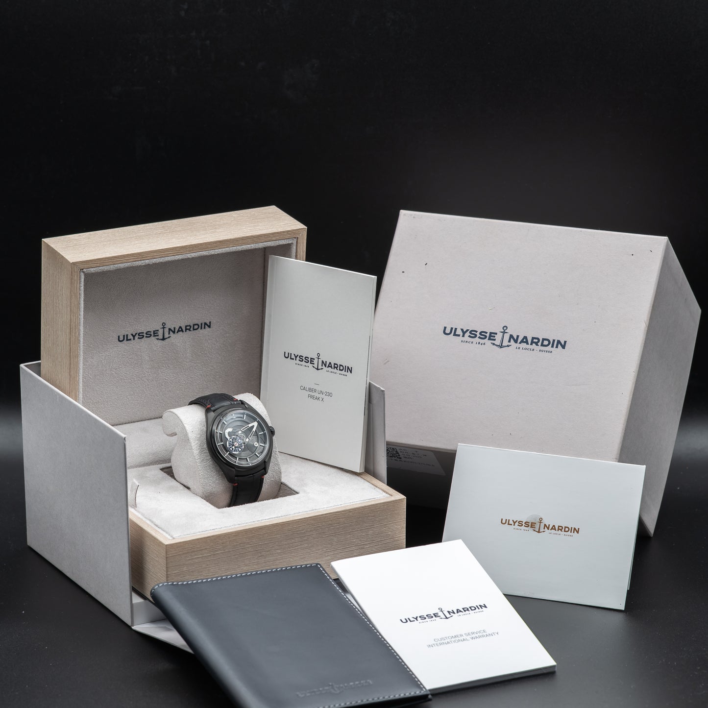 Ulysse Nardin Freak X Ti Black — 2303-270/BLACK 2020 FULL SET Excellent Condition