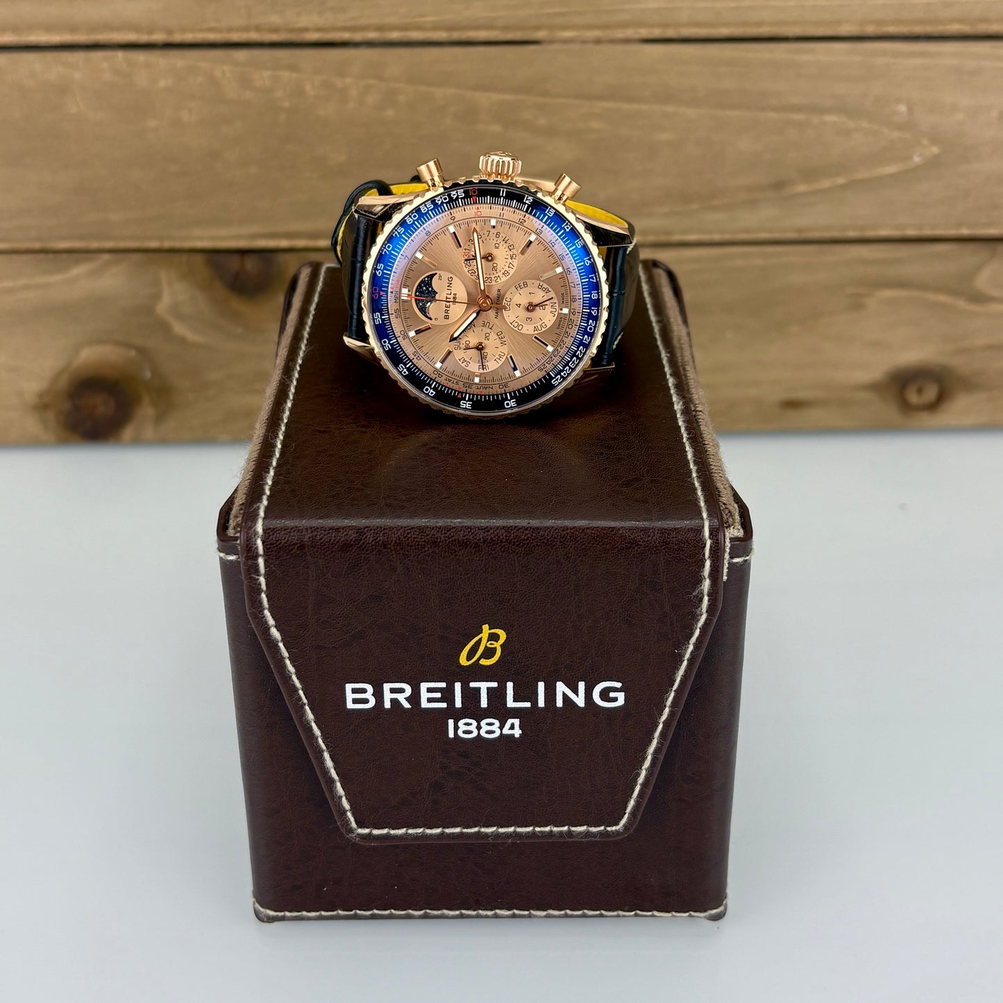 Breitling Navitimer B19 Chronograph 43 Perpetual Calendar – 140th Anniversary (Ref. RB19101A1H1P1)
