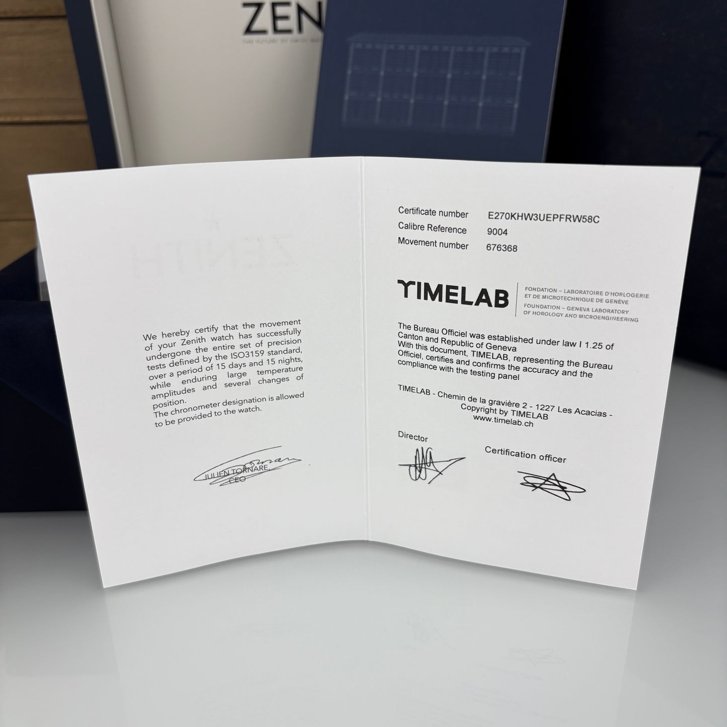 Zenith Defy El Primero 95.9002.9004/78.M9000 & 2022 & Mint Full Set