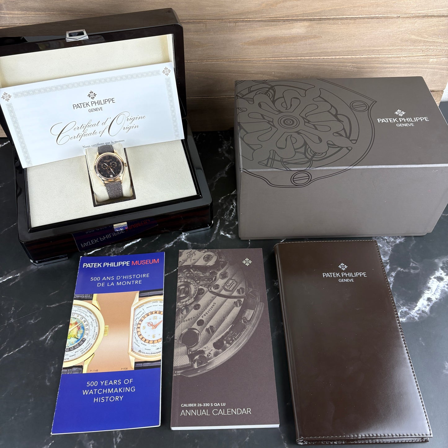 Patek Philippe Annual Calendar Moon Phase — Rose Gold | Chestnut Dial | Ref. 4946R-001 | Late 2025