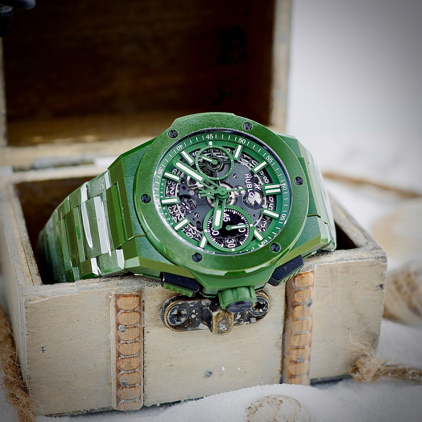 Hublot - Big Bang Unico Integral Green Ceramic 42mm