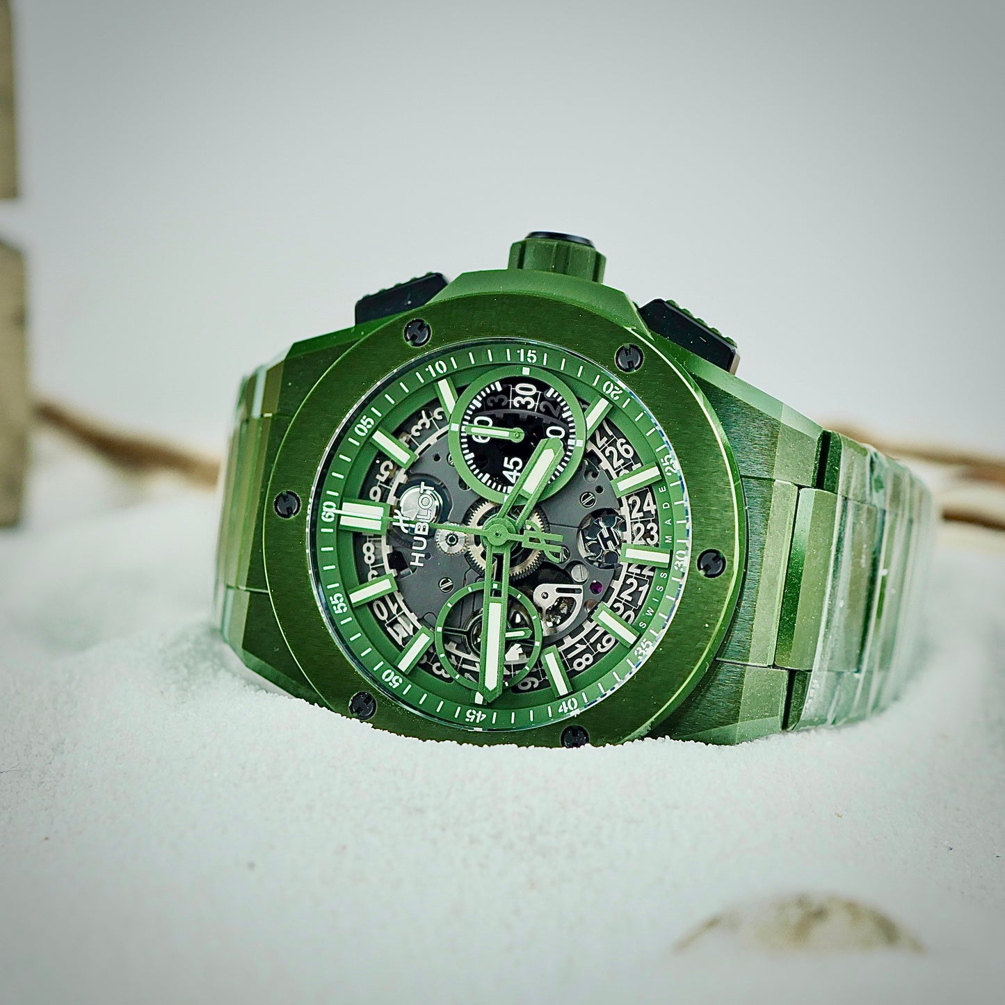 Hublot - Big Bang Unico Integral Green Ceramic 42mm