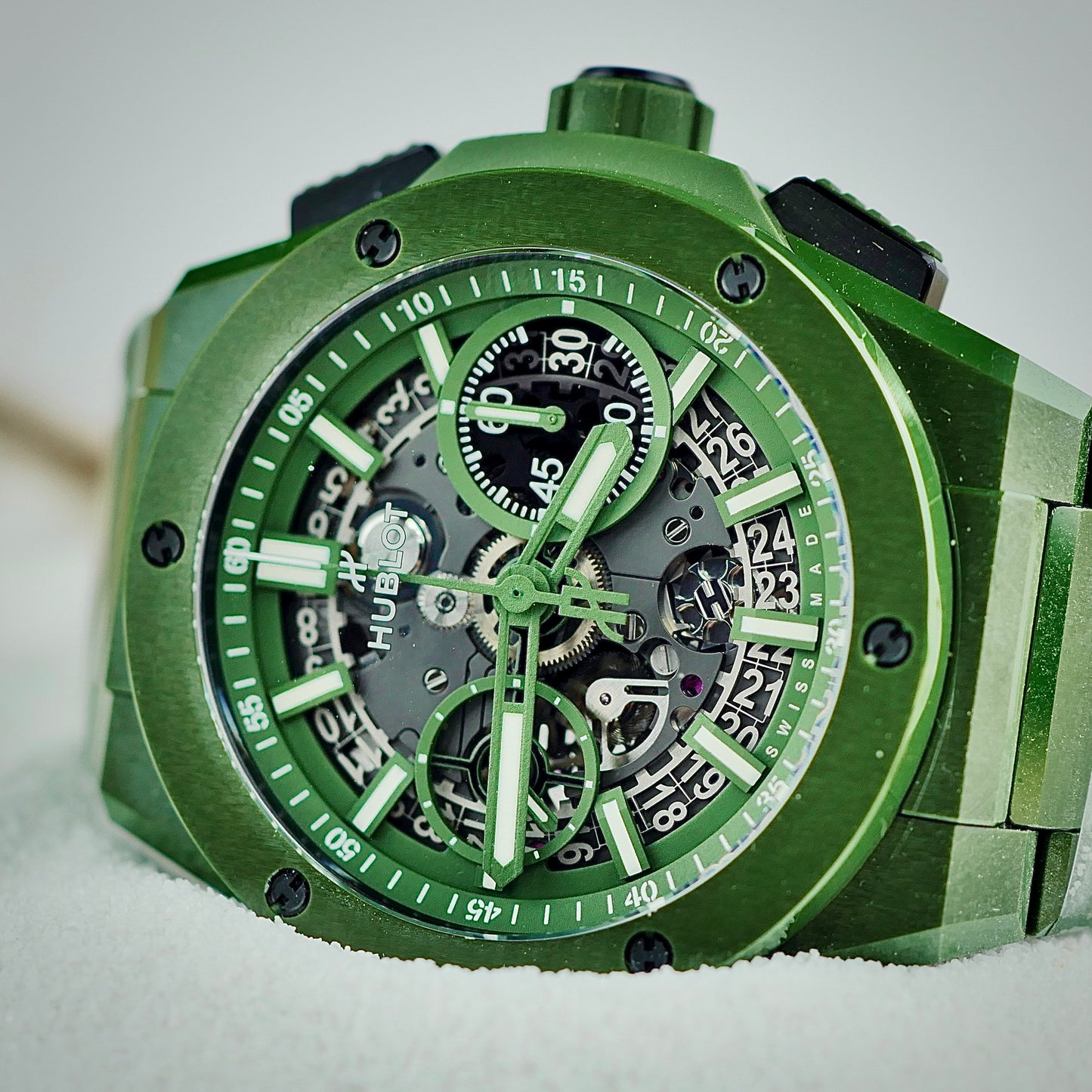Hublot - Big Bang Unico Integral Green Ceramic 42mm
