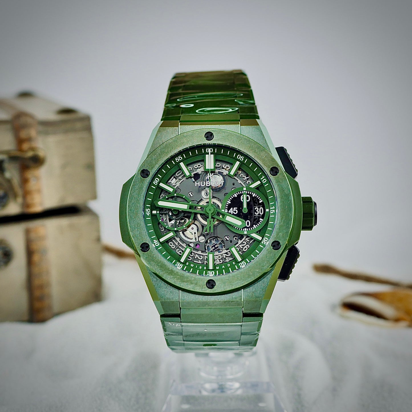 Hublot - Big Bang Unico Integral Green Ceramic 42mm