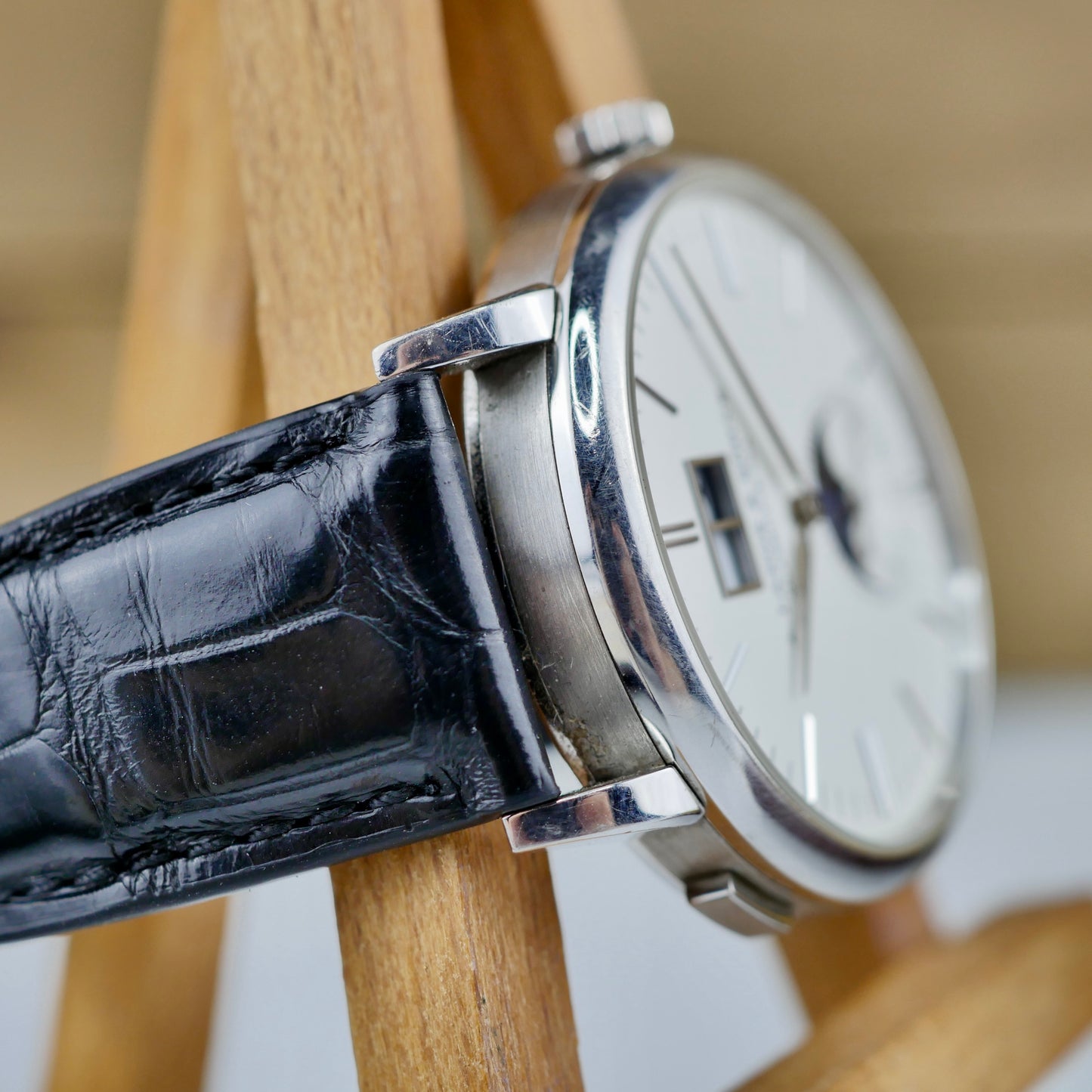 A. Lange & Söhne Saxonia Moon Phase White Gold