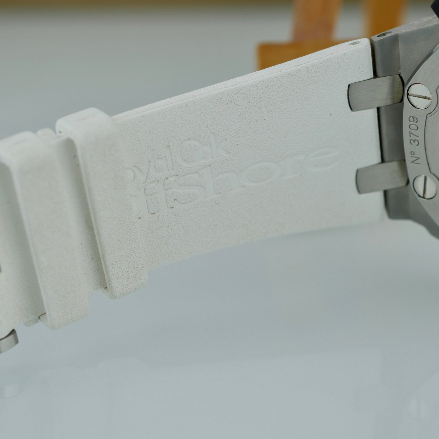 Audemars Piguet Royal Oak Offshore Diver – Ref. 15703ST with White Strap
