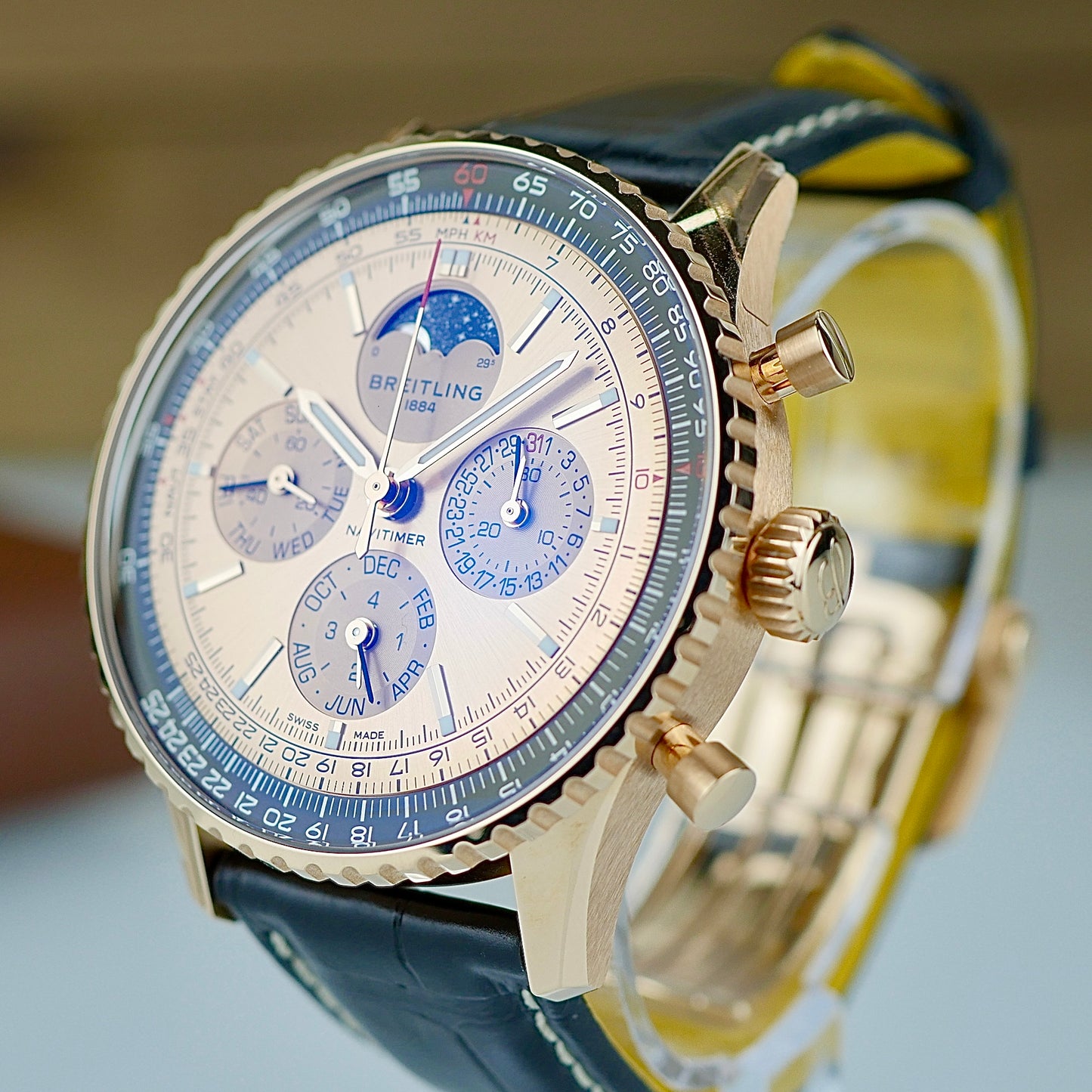 Breitling Navitimer B19 Chronograph 43 Perpetual Calendar – 140th Anniversary (Ref. RB19101A1H1P1)
