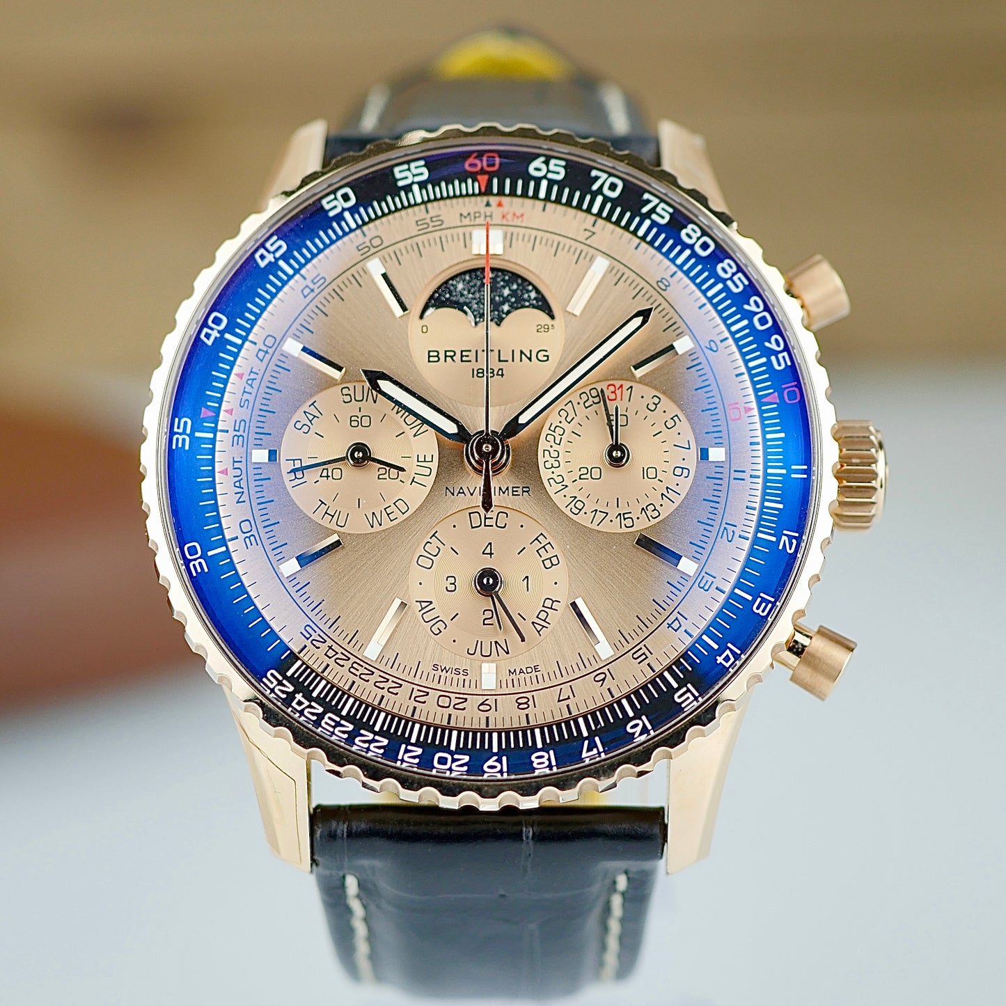 Breitling Navitimer B19 Chronograph 43 Perpetual Calendar – 140th Anniversary (Ref. RB19101A1H1P1)