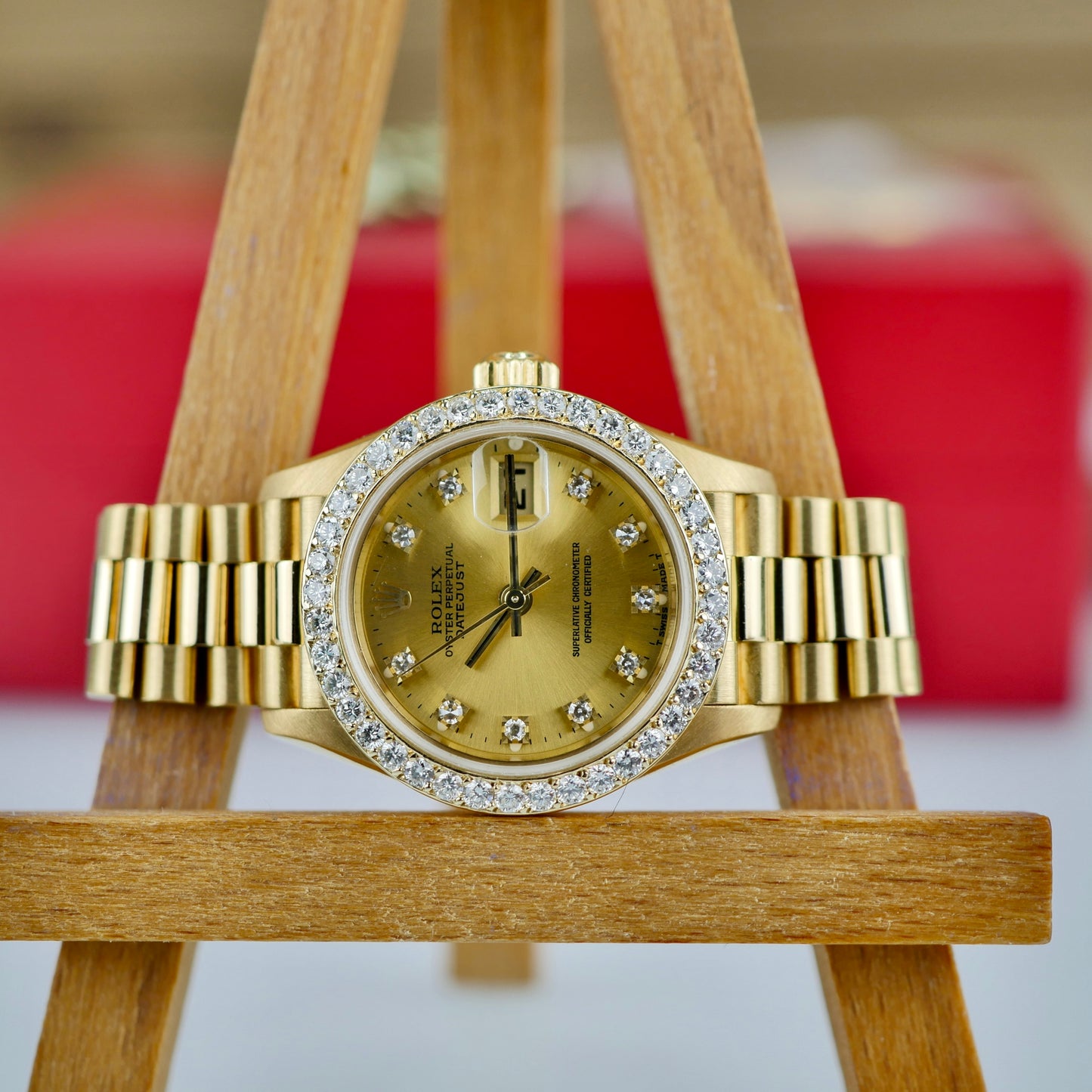 Rolex Lady-Datejust Pearlmaster 79178 – 18k Yellow Gold