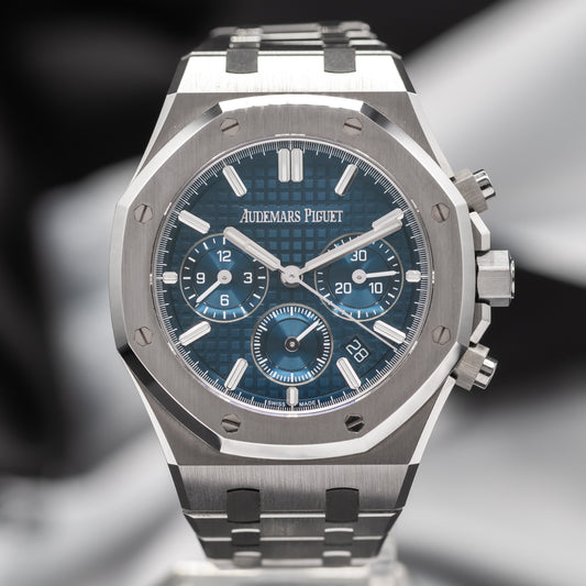 Audemars Piguet Royal Oak Chronograph 26715ST Blue Dial | 2024 Full Set