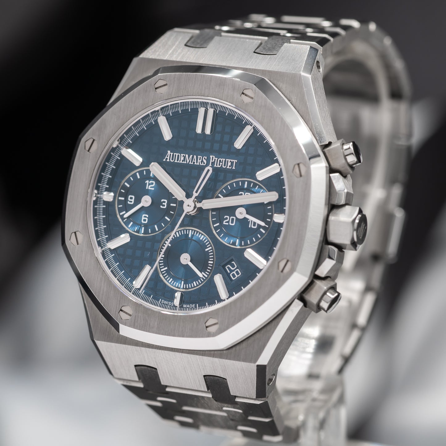 Audemars Piguet Royal Oak Chronograph 26715ST Blue Dial | 2024 Full Set