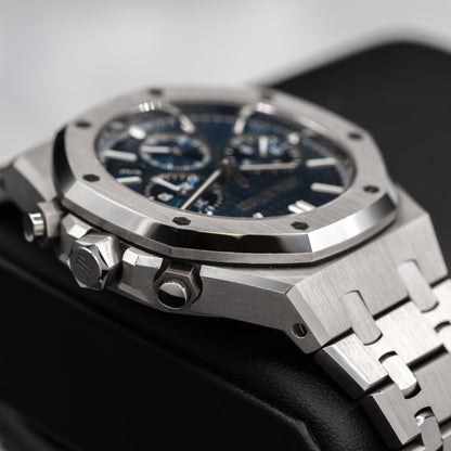 Audemars Piguet Royal Oak Chronograph 26715ST Blue Dial | 2024 Full Set