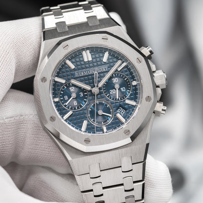Audemars Piguet Royal Oak Chronograph 26715ST Blue Dial | 2024 Full Set