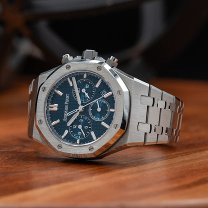 Audemars Piguet Royal Oak Chronograph 26715ST Blue Dial | 2024 Full Set