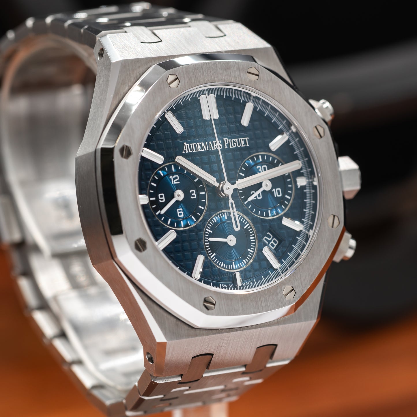 Audemars Piguet Royal Oak Chronograph 26715ST Blue Dial | 2024 Full Set