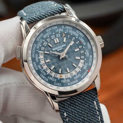Patek Philippe World Time Date 5330G-001  18K White Gold | 2025 | Excellent Condition | Full Set