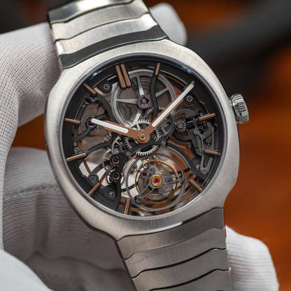 H. Moser Streamliner Tourbillon Skeleton 6814-1200 | 2026 Full Set
