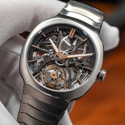 H. Moser Streamliner Tourbillon Skeleton 6814-1200 | 2026 Full Set