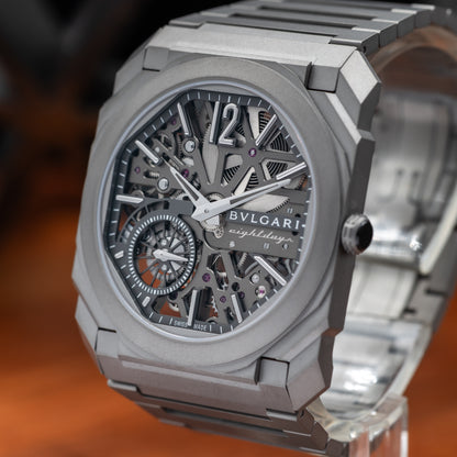 Bulgari Octo Finissimo Skeleton 8 Days 103610 | 2025 Full Set