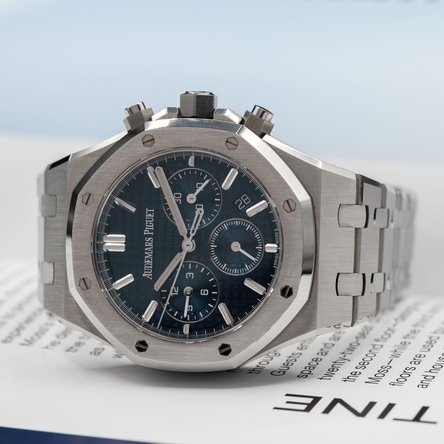 Audemars Piguet Royal Oak Chronograph 26715ST Blue Dial | 2024 Full Set