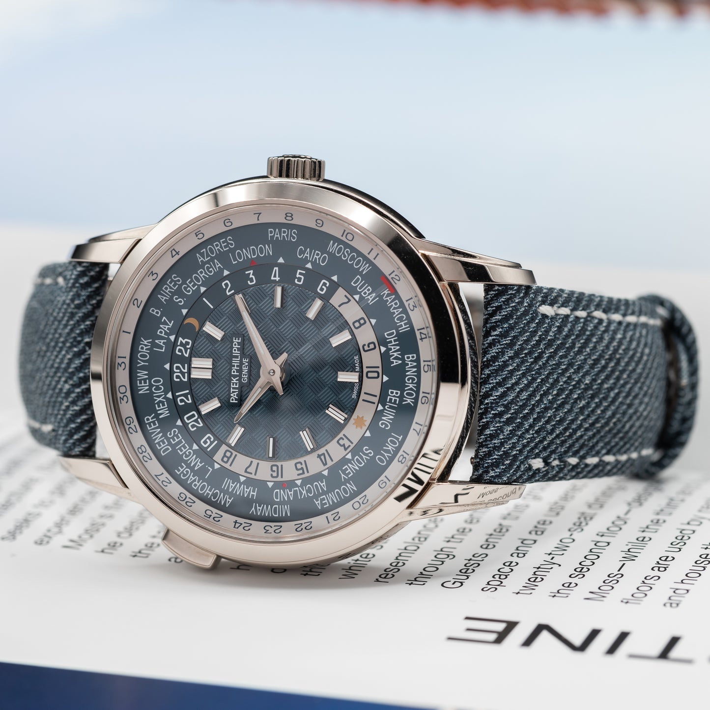 Patek Philippe World Time Date 5330G-001  18K White Gold | 2025 | Excellent Condition | Full Set