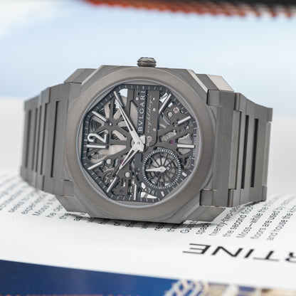 Bulgari Octo Finissimo Skeleton 8 Days 103610 | 2025 Full Set