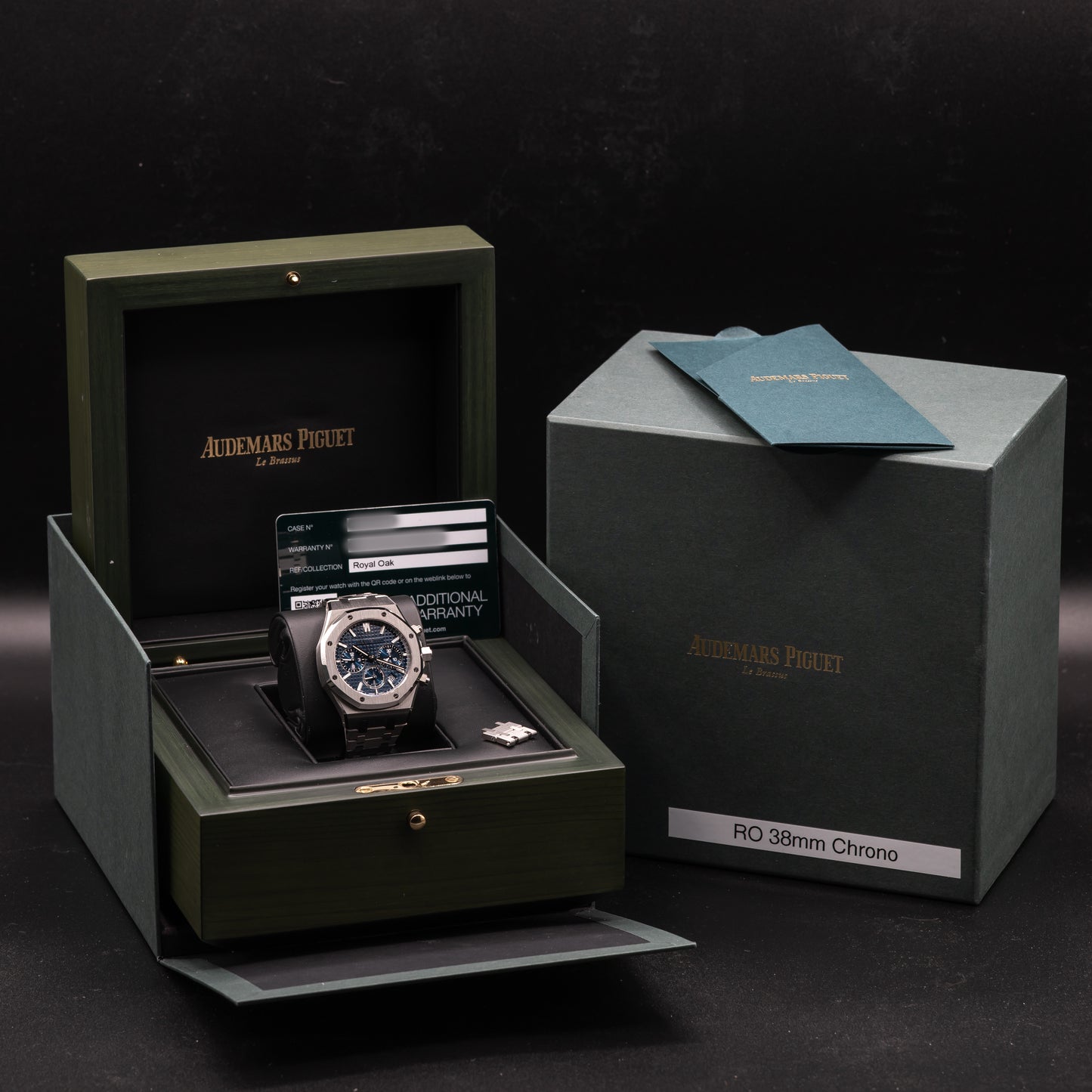 Audemars Piguet Royal Oak Chronograph 26715ST Blue Dial | 2024 Full Set