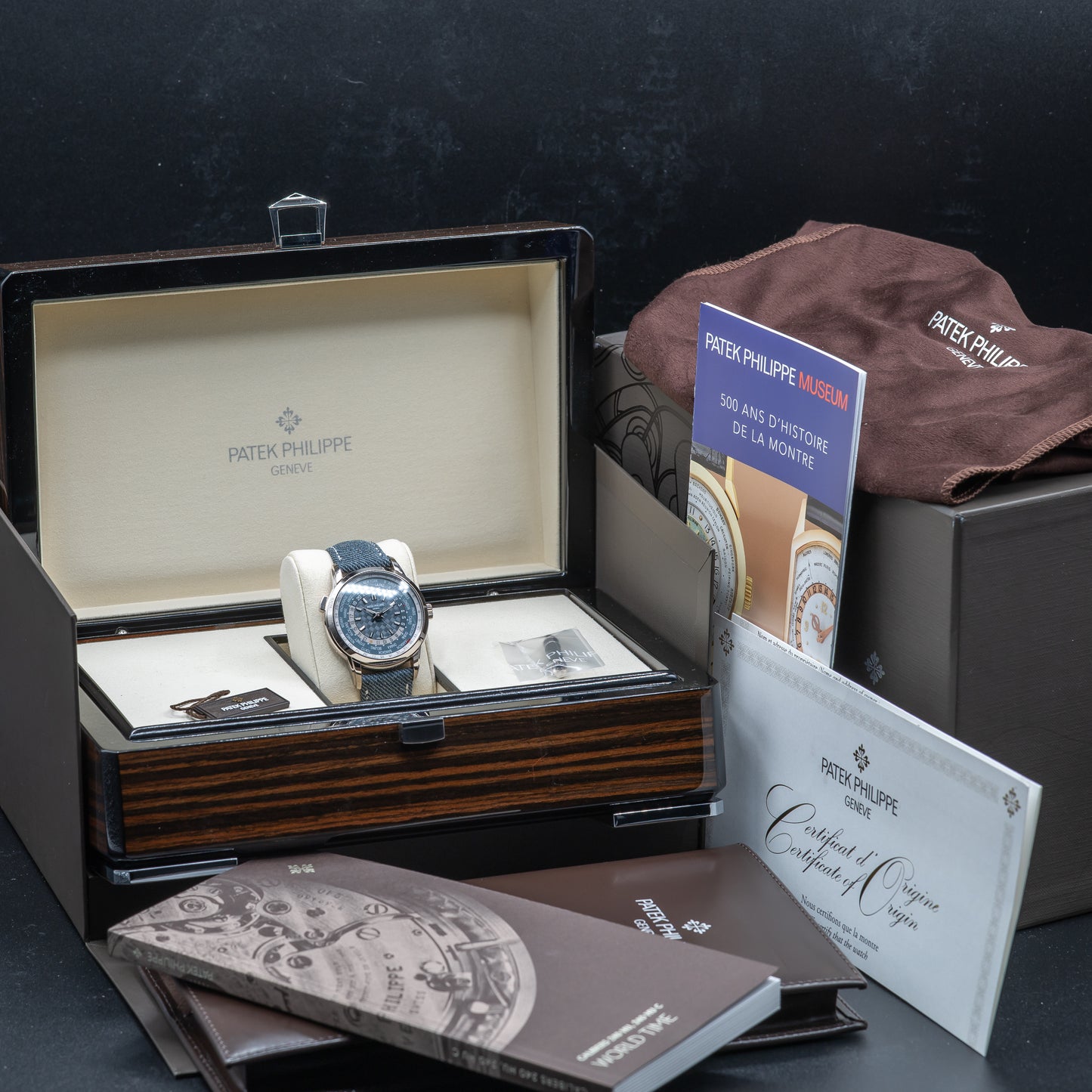 Patek Philippe World Time Date 5330G-001  18K White Gold | 2025 | Excellent Condition | Full Set
