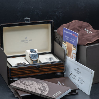 Patek Philippe World Time Date 5330G-001  18K White Gold | 2025 | Excellent Condition | Full Set