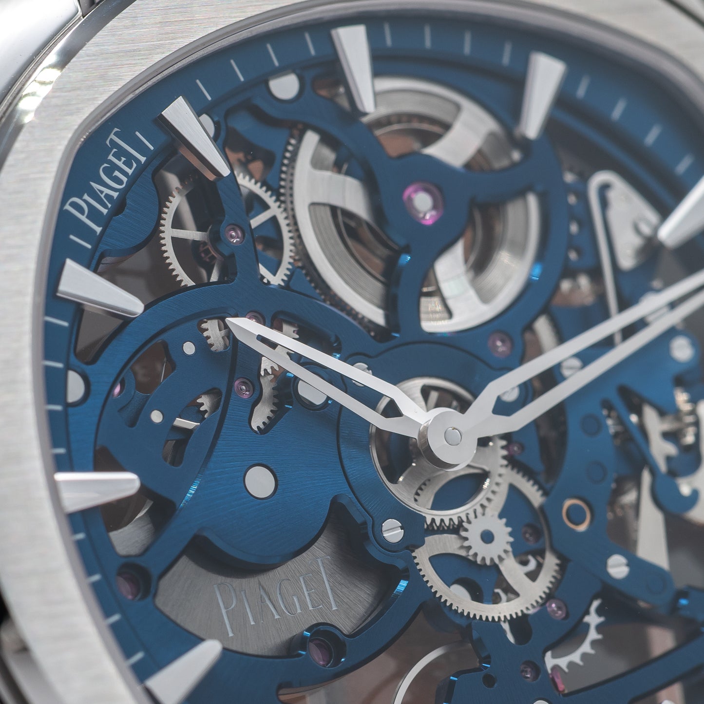 Piaget Polo Skeleton G0A45005  Stainless Steel | Blue Skeleton Dial | 02/2026 | Unworn | Full Set