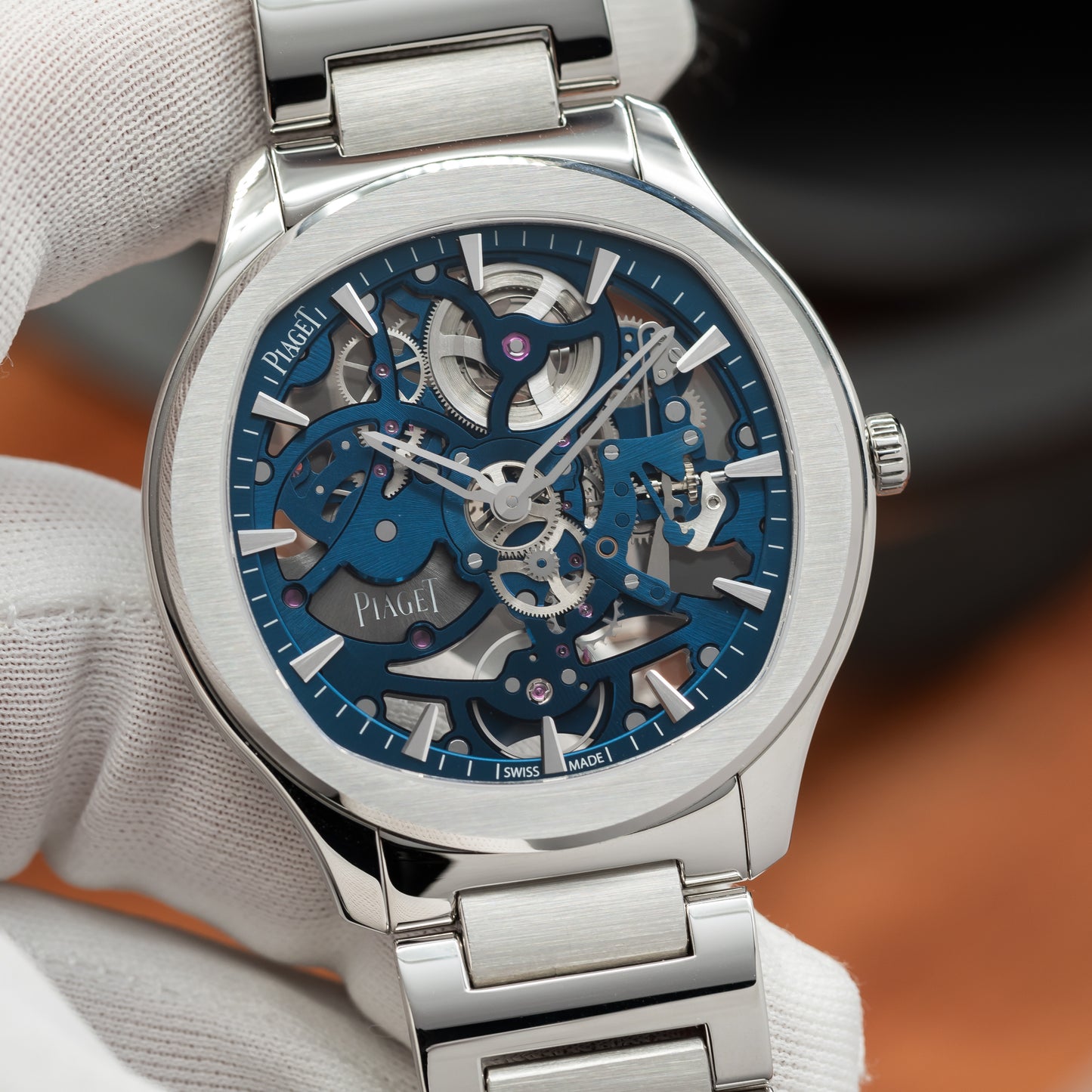 Piaget Polo Skeleton G0A45005  Stainless Steel | Blue Skeleton Dial | 02/2026 | Unworn | Full Set