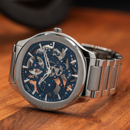 Piaget Polo Skeleton G0A45005  Stainless Steel | Blue Skeleton Dial | 02/2026 | Unworn | Full Set