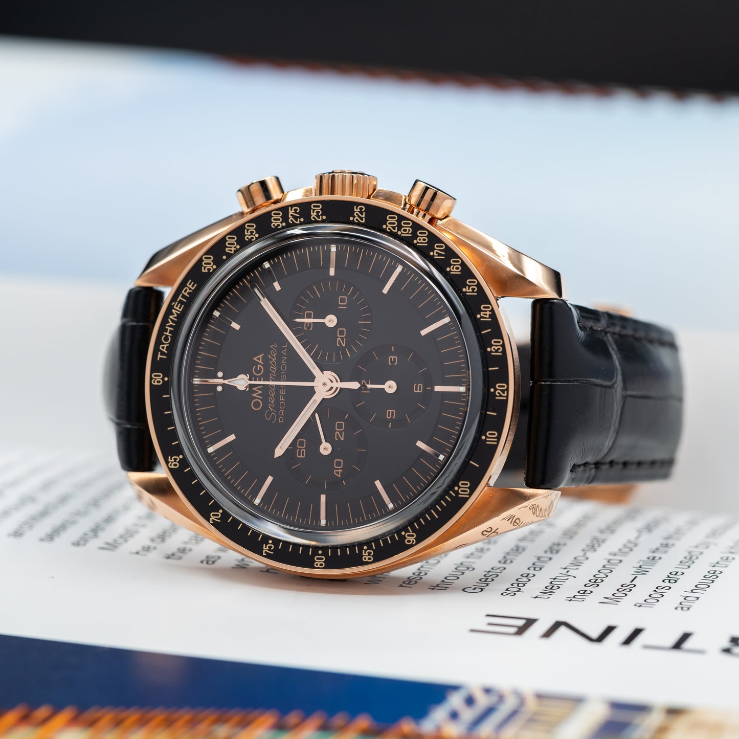 Omega Speedmaster Moonwatch Professional 310.63.42.50.01.001  18K Sedna Gold | 04/2026 | Brand New | Full Set