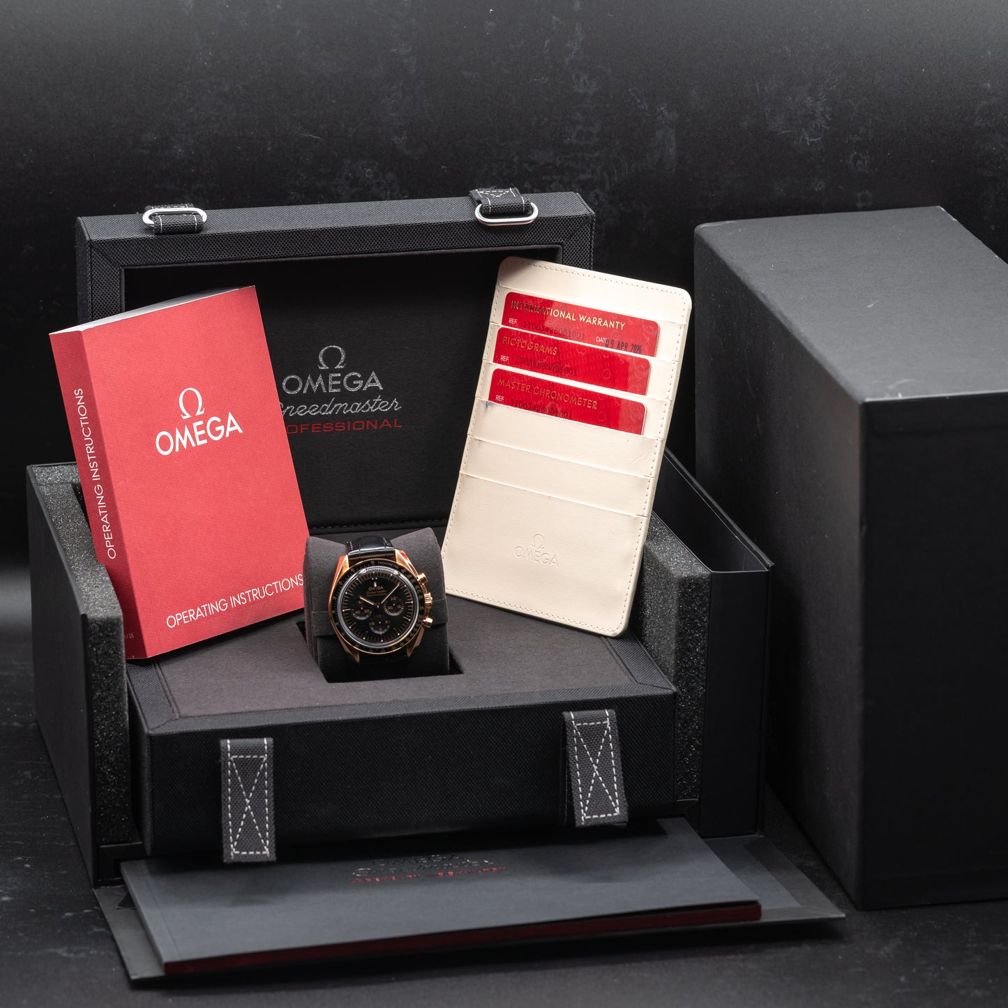 Omega Speedmaster Moonwatch Professional 310.63.42.50.01.001  18K Sedna Gold | 04/2026 | Brand New | Full Set