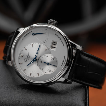 Glashütte Original PanoReserve — Stainless Steel | Ref. 1-65-01-22-12-61 | 2026 | BRAND NEW