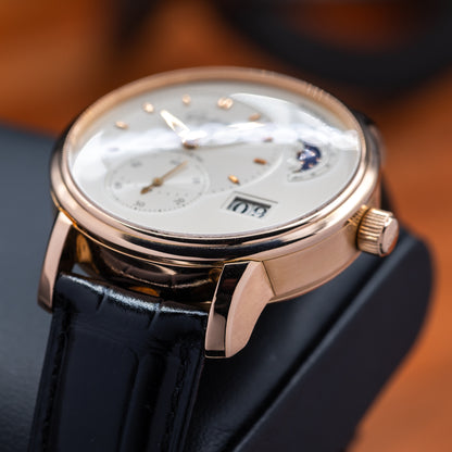 Glashütte Original PanoMaticLunar — Red Gold | Ref. 1-90-02-45-35-62 | 2023 | FULL SET