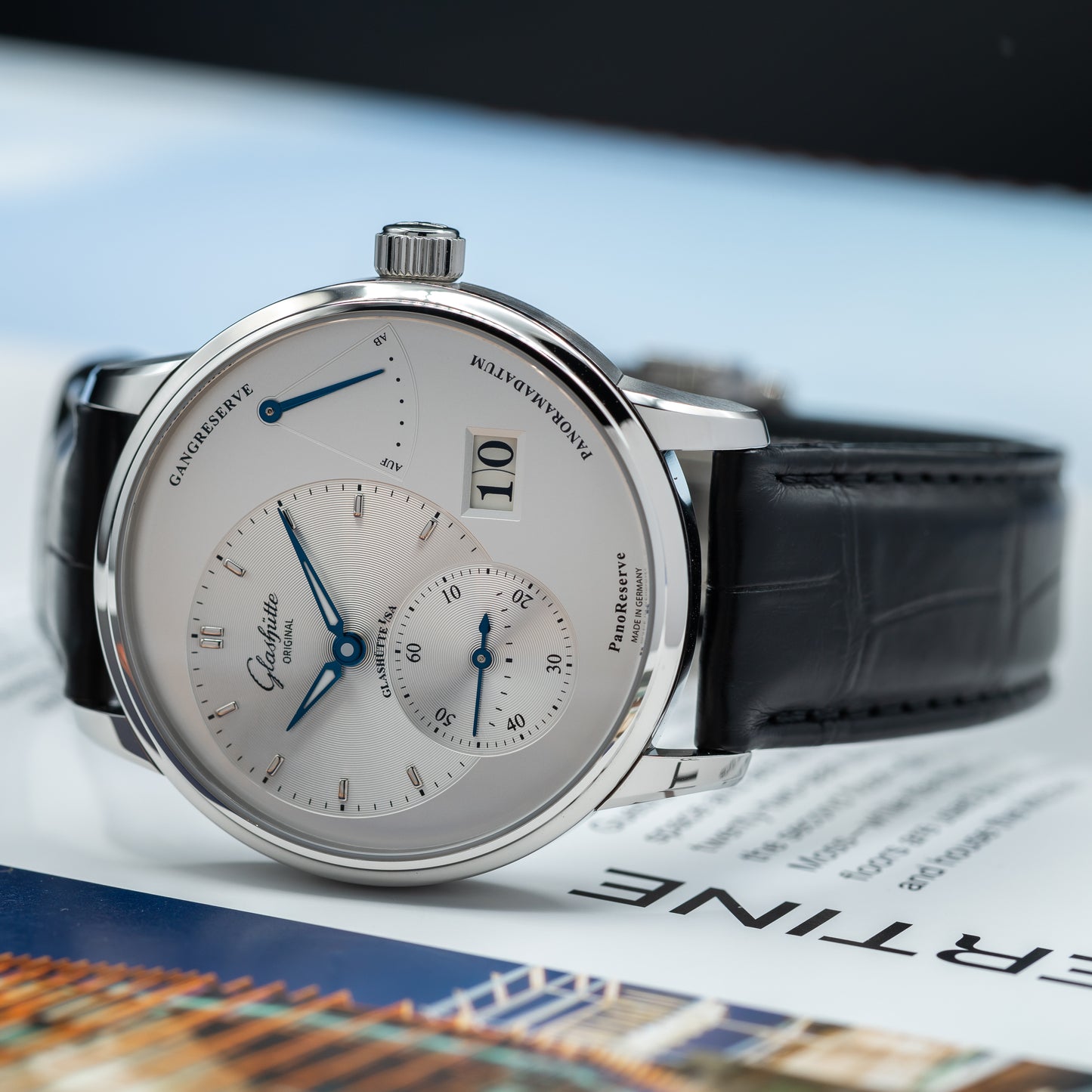 Glashütte Original PanoReserve — Stainless Steel | Ref. 1-65-01-22-12-61 | 2026 | BRAND NEW