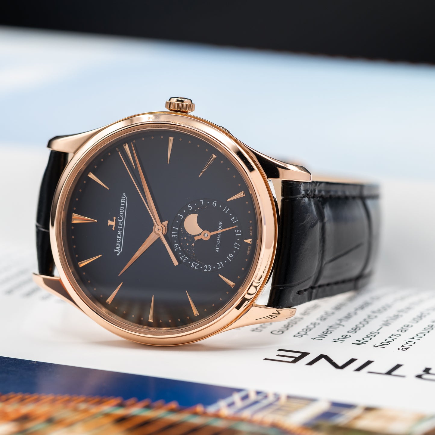 Jaeger-LeCoultre Master Ultra Thin Moon — Pink Gold | Ref. Q1362580 | 2024