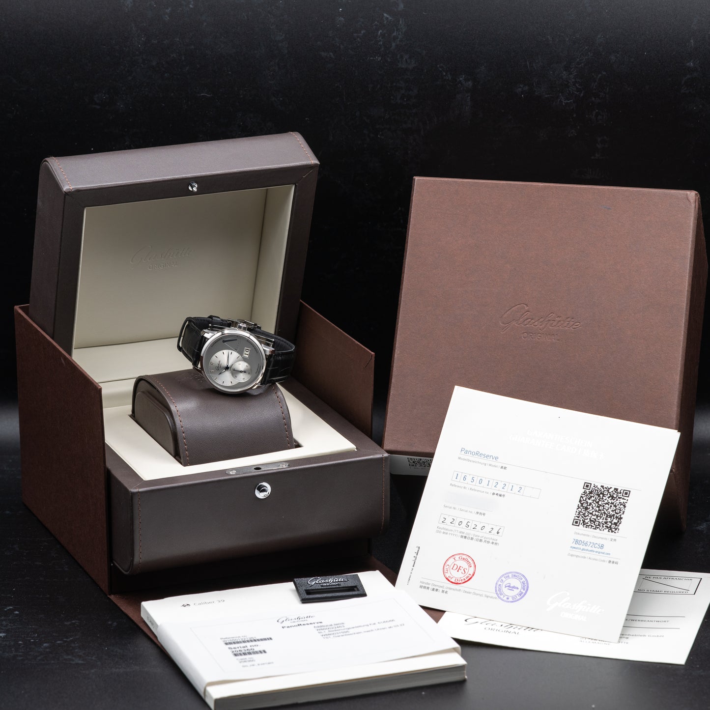 Glashütte Original PanoReserve — Stainless Steel | Ref. 1-65-01-22-12-61 | 2026 | BRAND NEW