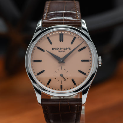 Patek Philippe Calatrava 6196P-001 — Platinum | Ref. 6196P-001 | Late 2025