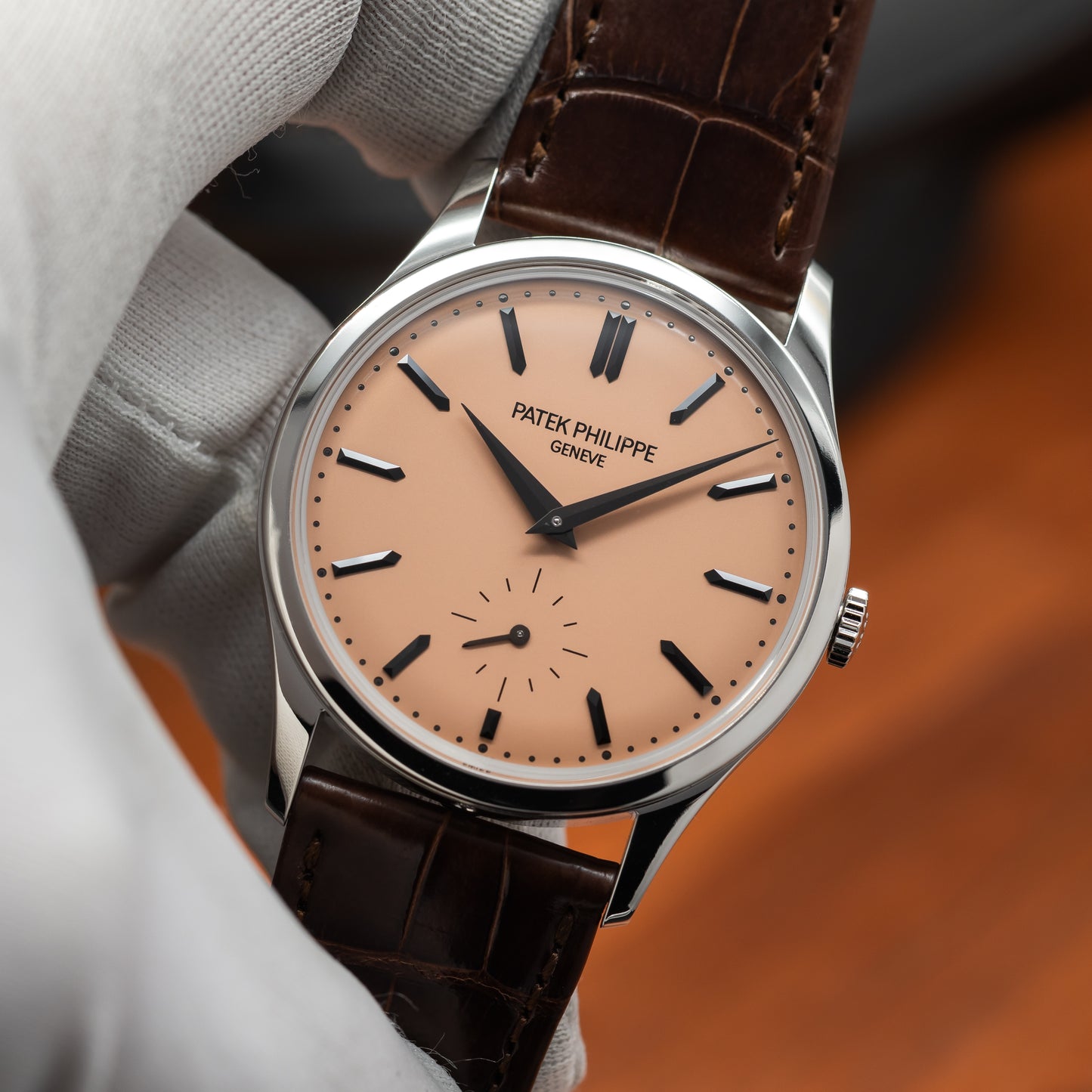 Patek Philippe Calatrava 6196P-001 — Platinum | Ref. 6196P-001 | Late 2025