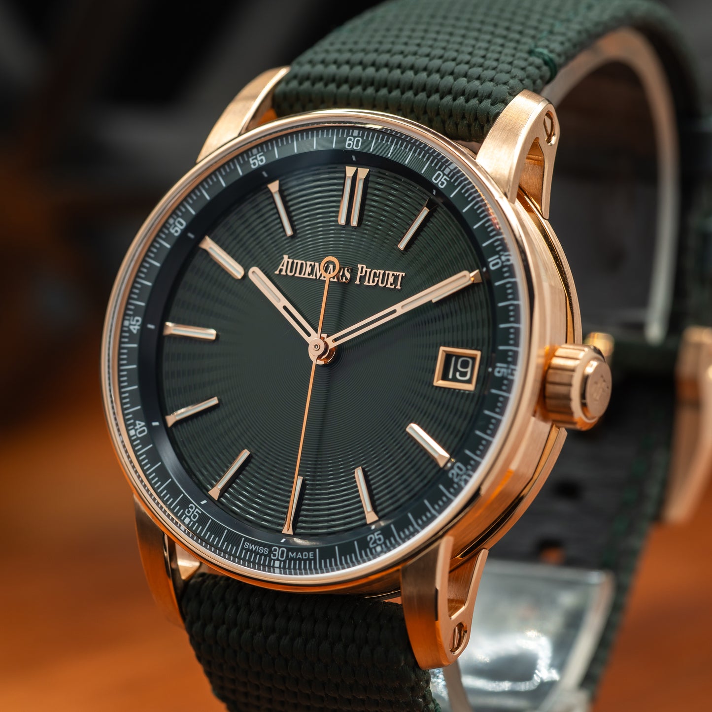 Audemars Piguet Code 11.59 Selfwinding — 18K Rose Gold | Green Dial | Ref. 15210OR.OO.A056KB.01 | 2025