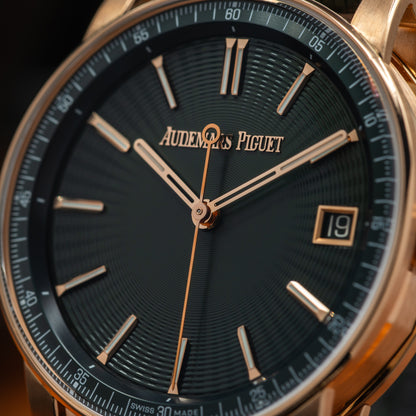 Audemars Piguet Code 11.59 Selfwinding — 18K Rose Gold | Green Dial | Ref. 15210OR.OO.A056KB.01 | 2025