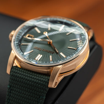 Audemars Piguet Code 11.59 Selfwinding — 18K Rose Gold | Green Dial | Ref. 15210OR.OO.A056KB.01 | 2025