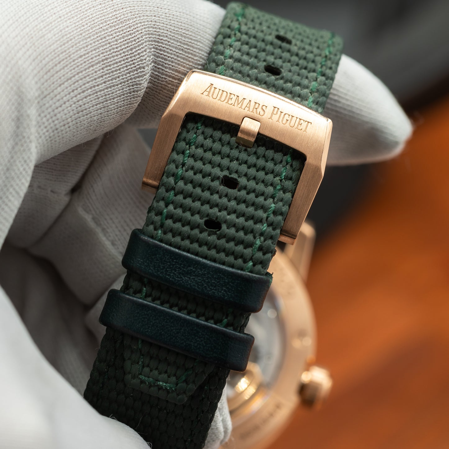 Audemars Piguet Code 11.59 Selfwinding — 18K Rose Gold | Green Dial | Ref. 15210OR.OO.A056KB.01 | 2025