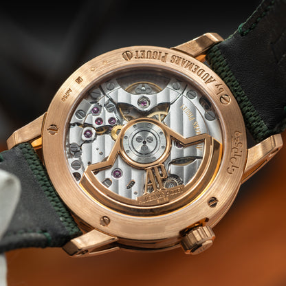 Audemars Piguet Code 11.59 Selfwinding — 18K Rose Gold | Green Dial | Ref. 15210OR.OO.A056KB.01 | 2025