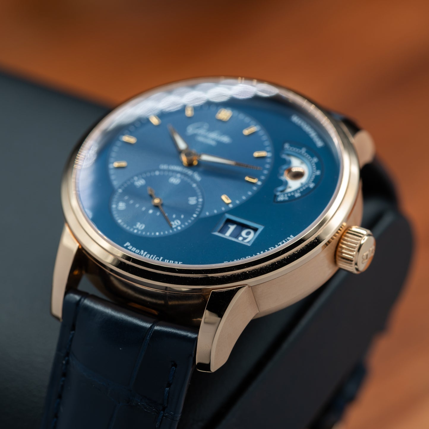 Glashütte Original PanoMaticLunar — Red Gold | Blue Dial | Ref. 1-90-02-11-35-61 | April 2026