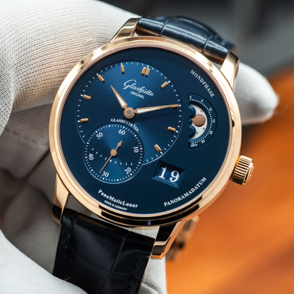 Glashütte Original PanoMaticLunar — Red Gold | Blue Dial | Ref. 1-90-02-11-35-61 | April 2026