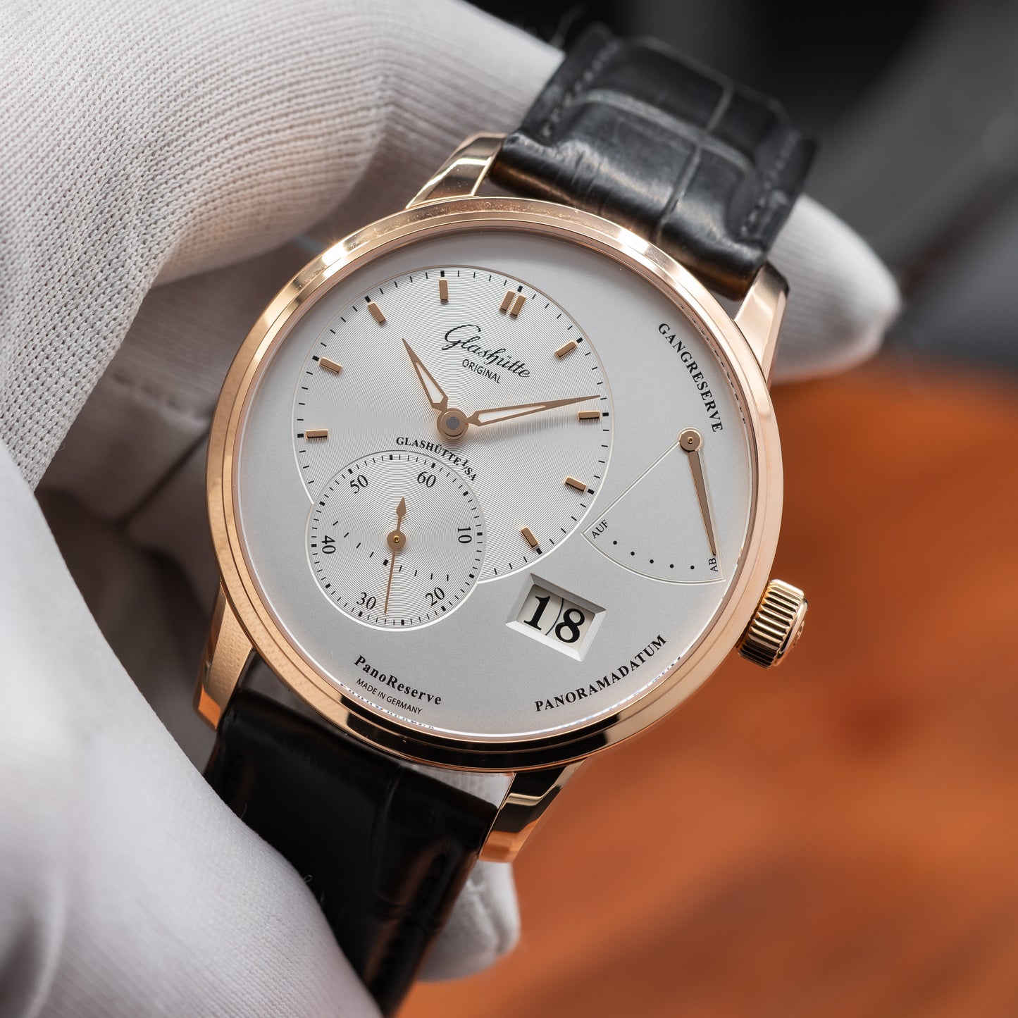 Glashütte Original PanoReserve — Red Gold | Silver Dial | Ref. 1-65-01-25-15-61 | 2026